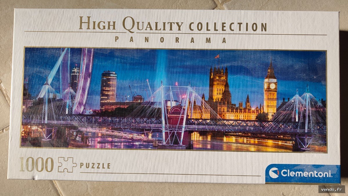 Puzzle Clementoni 1000 pièces Panorama Londres Big Ben
