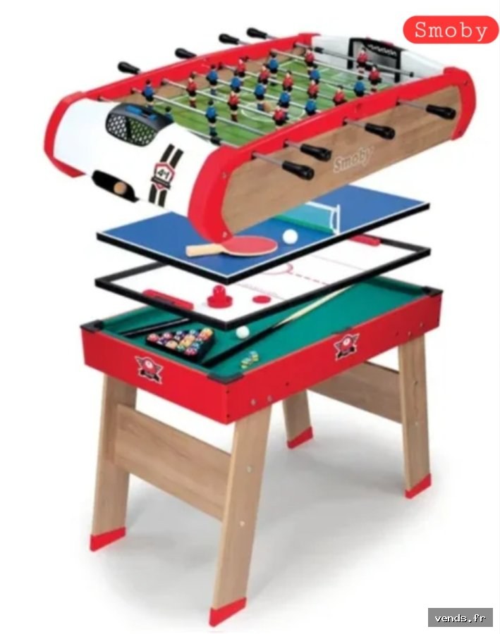 Baby-foot Smoby 4 en 1