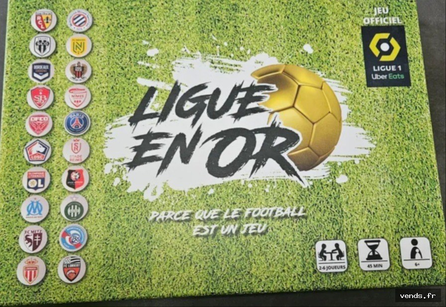 Jeu de société Ligue En Or - Jeu Officiel Ligue 1 Uber Eats-Neuf