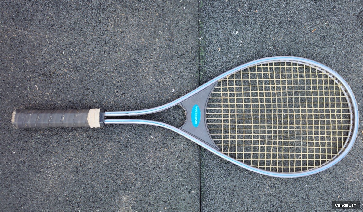 Raquette de tennis vintage aluminium - bon état général