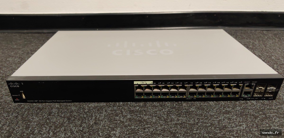 Switch Cisco SG350-28P 28 ports Gigabit PoE Manageable