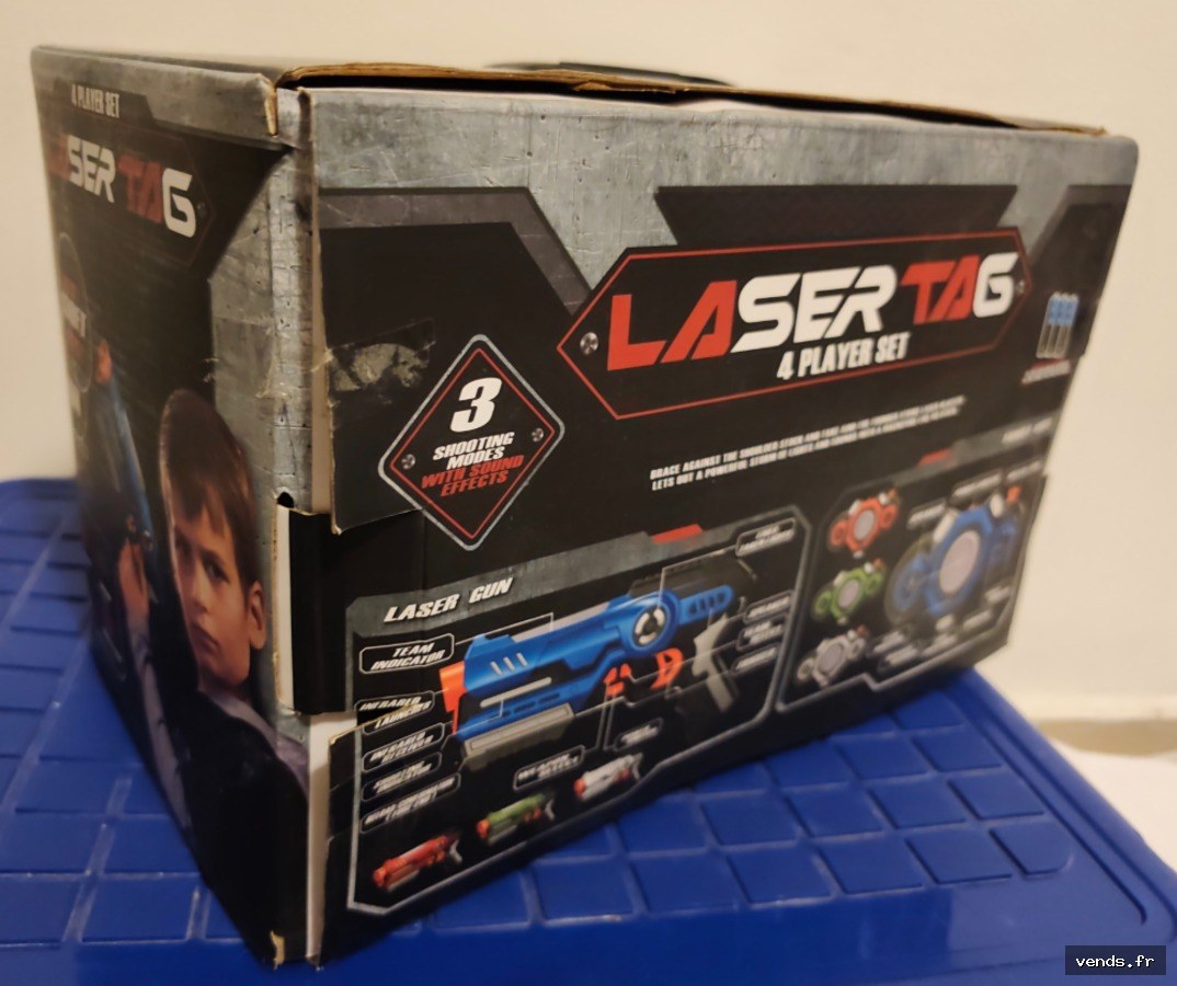 Laser Tag 4 Player Set - Jeu d'action complet