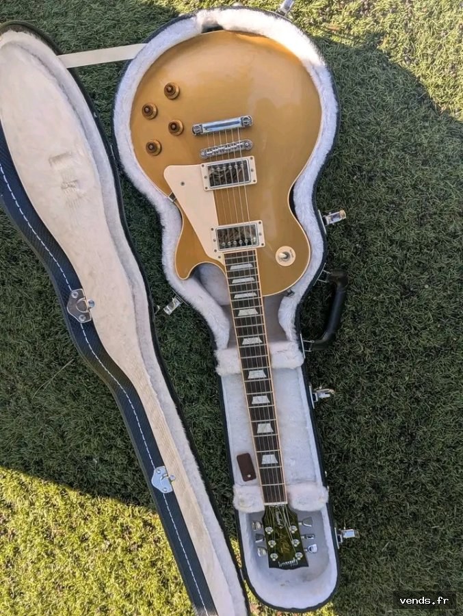Magnifique guitare électrique Gibson Les Paul Standard Gold Top