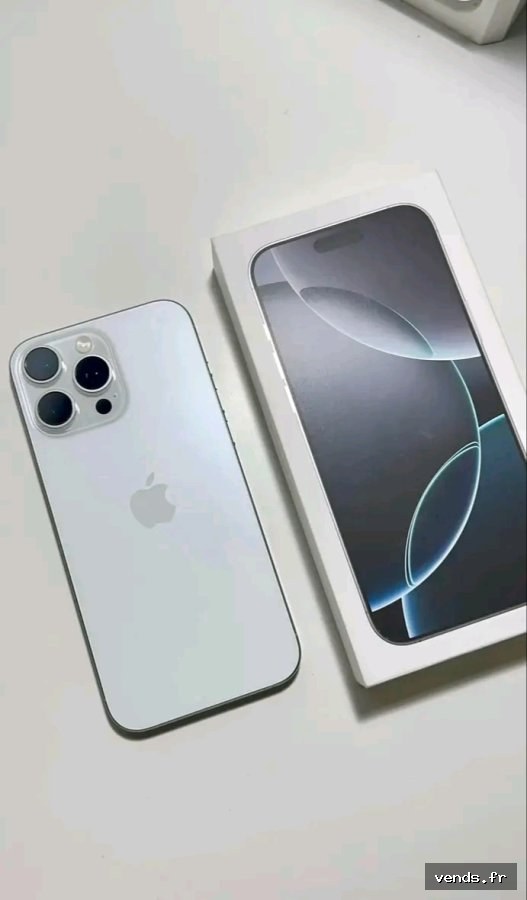iPhone 16 Pro Max 256 Go - Blanc Titane